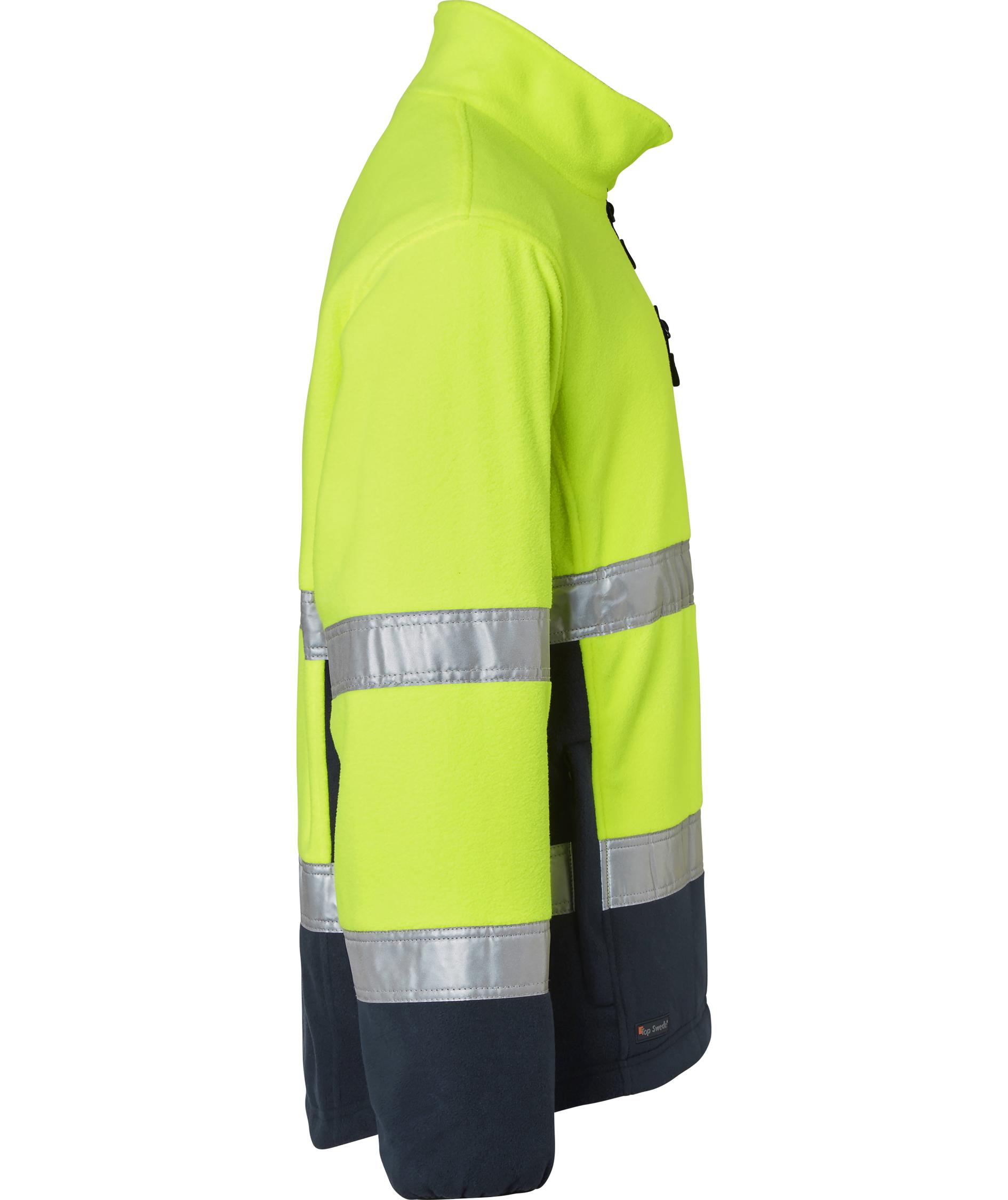 Top Swede fleece jacket 264, Hi-Vis Yellow/Navy, large image number 2
