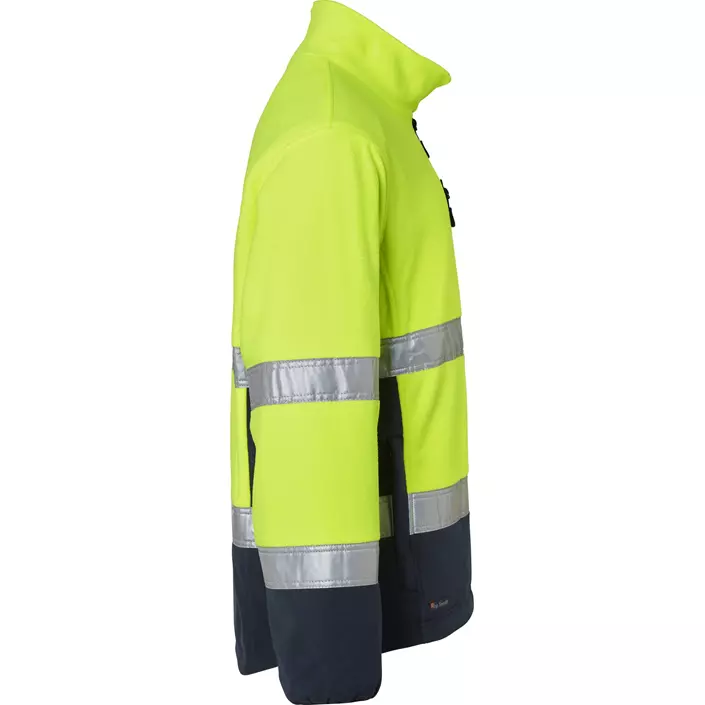 Top Swede fleece jacket 264, Hi-Vis Yellow/Navy, large image number 2