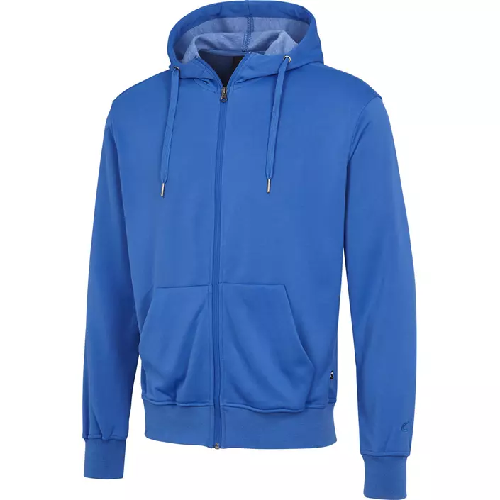 IK hoodie med blixtlås, Royal Blue, large image number 0