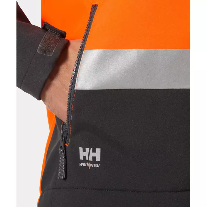 Helly Hansen Alna 2.0 softshelljakke, Hi-vis Orange/charcoal, large image number 6