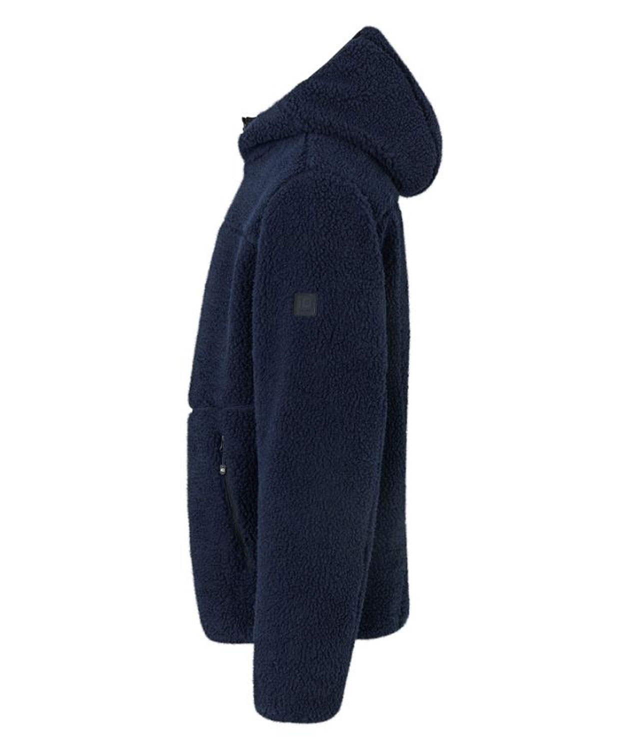ID pile fleece jacket, Navy, large image number 1