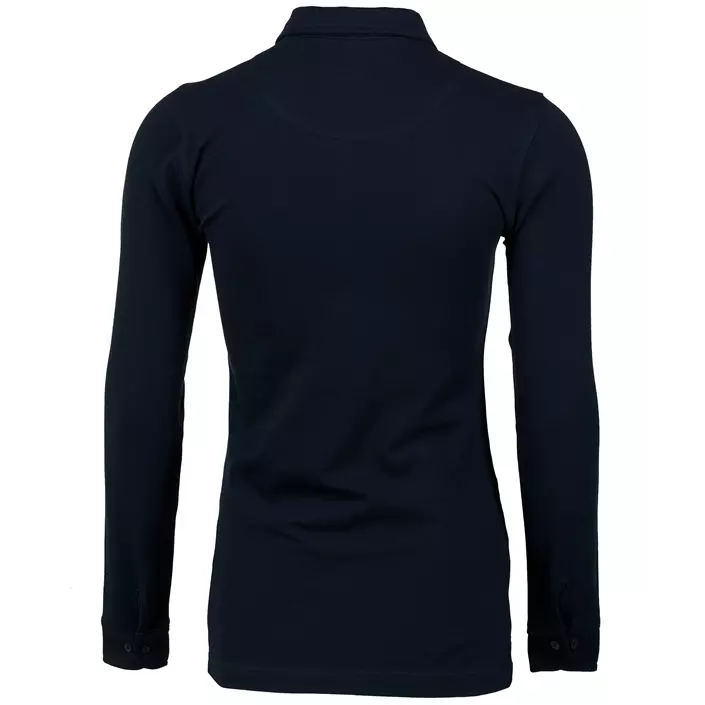Nimbus Carlington langærmet dame Polo T-shirt, Dark navy, large image number 1