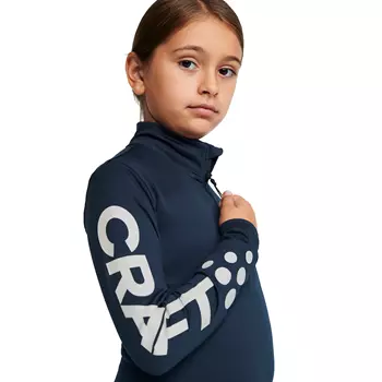 Craft ADV Nordic Ski Club baselayer trøje til børn, Blaze