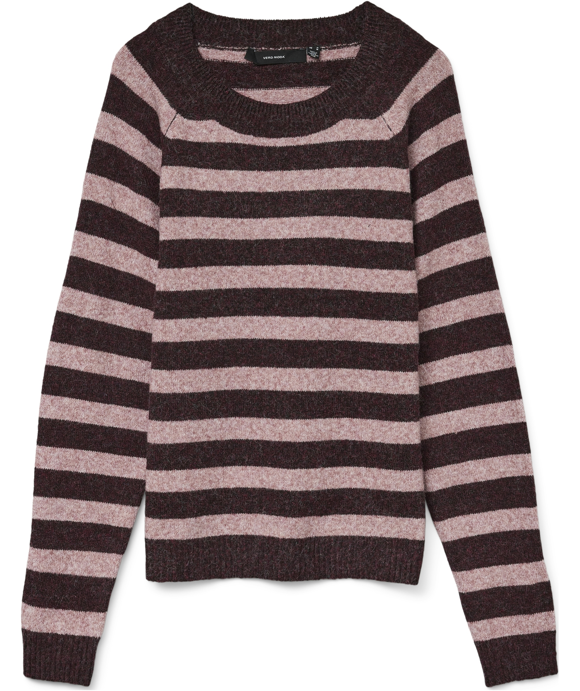 Vero Moda VMDOFFY women's knitted pullover, Winetasting, Winetasting, swatch
