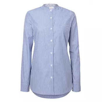 Segers modern fit women's shirt, Blue/White Stripes