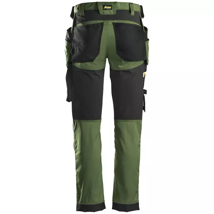 Snickers AllroundWork craftsman trousers 6241, khaki green/black, large image number 1