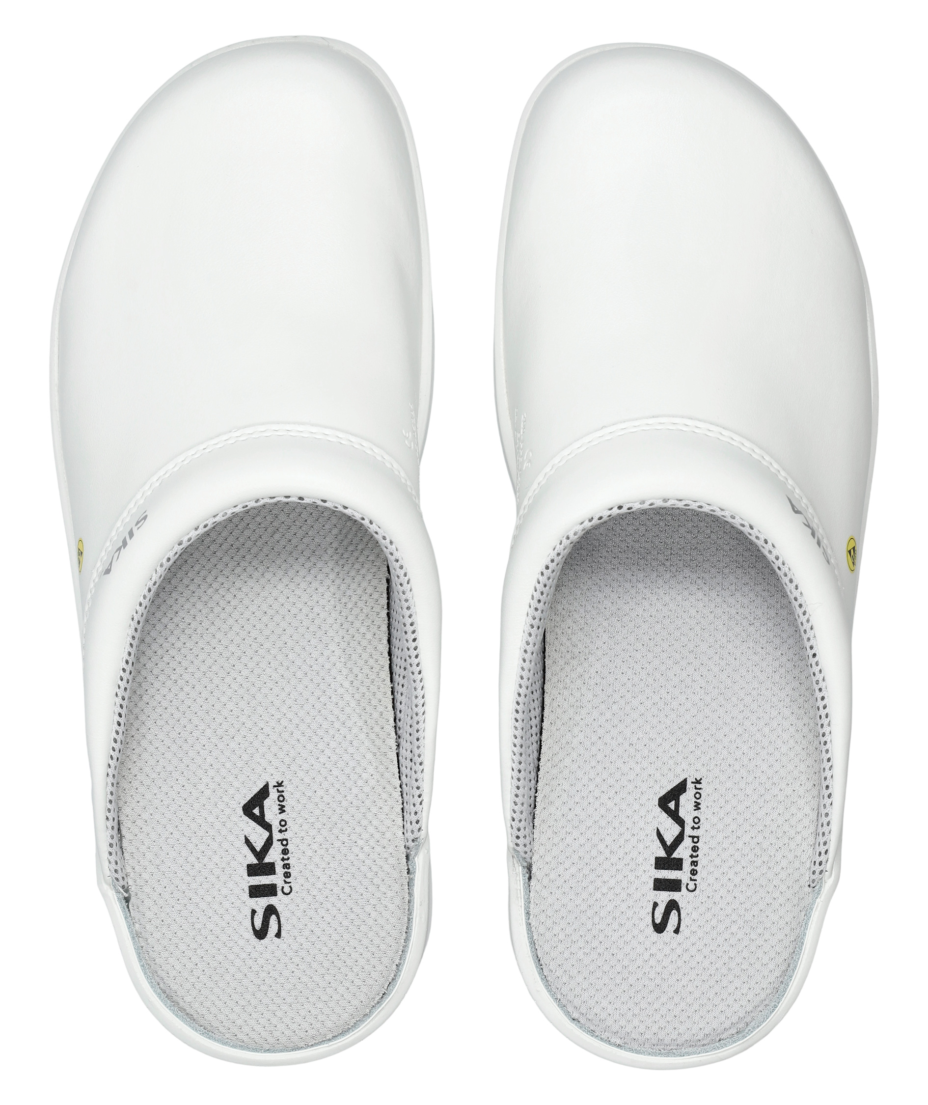 Sika Fusion clogs without heel cover OB, White, large image number 4