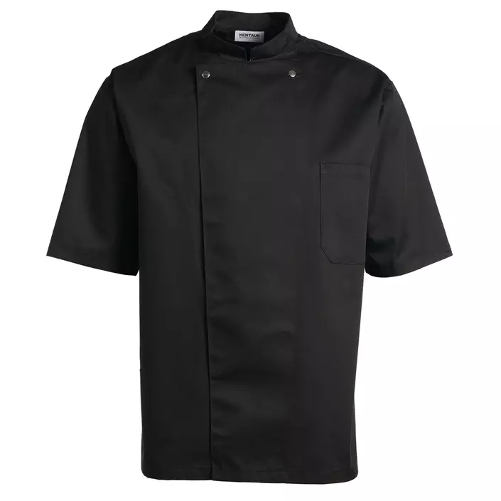 Kentaur kortärmad kockjacka unisex, Svart, large image number 0