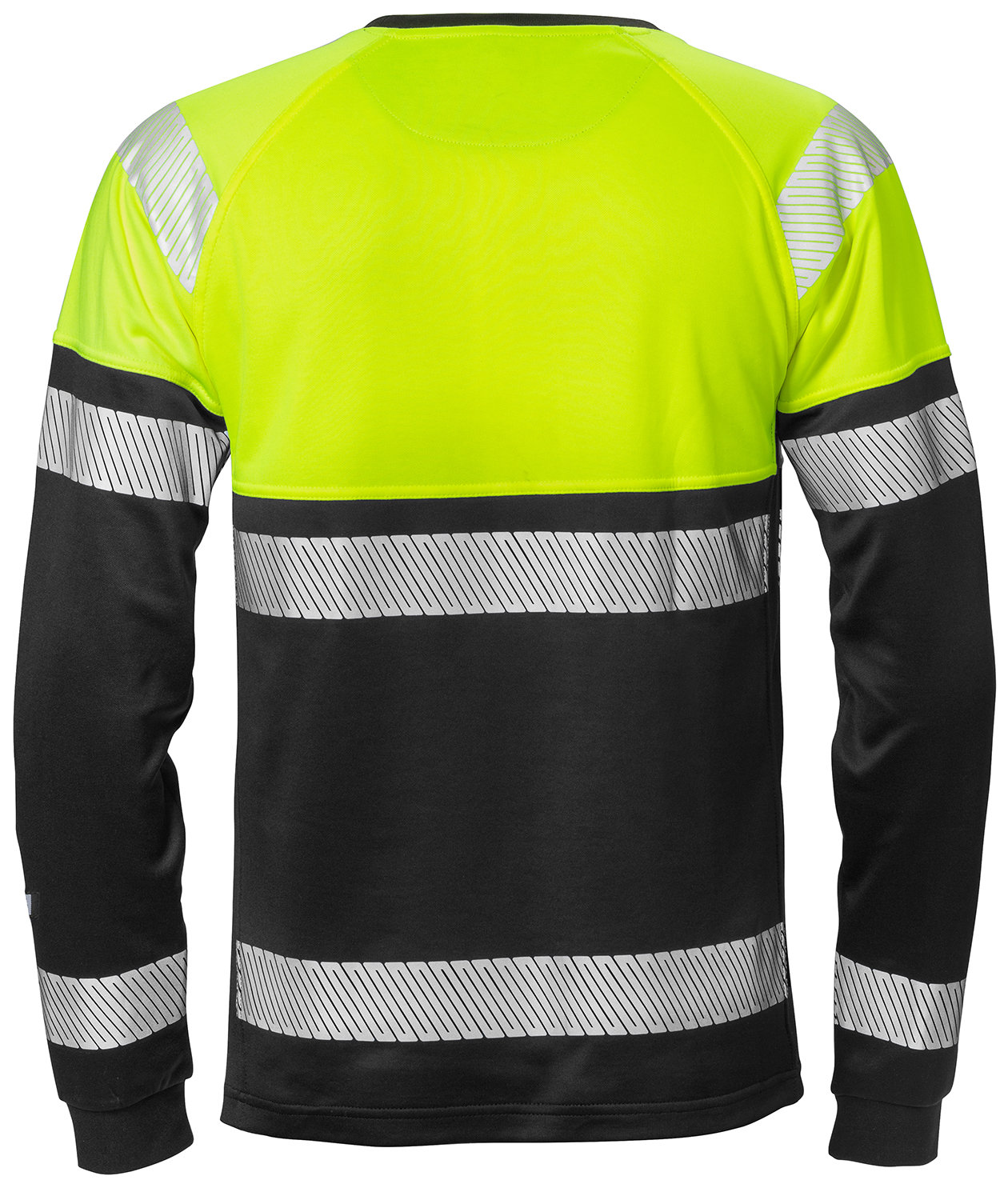 Fristads&nbsp;lang&aelig;rmet T-shirt 7519, Hi-vis&nbsp;Gul/Sort, large image number 1