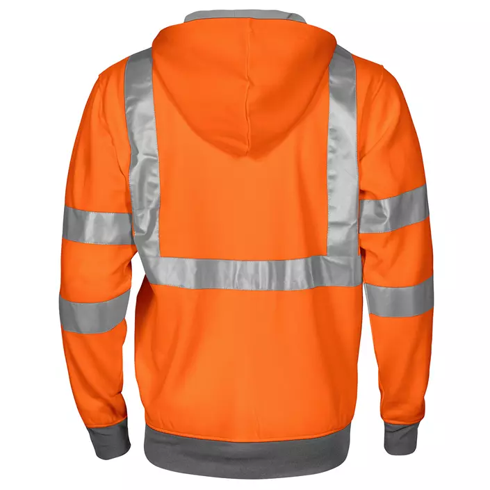 ProJob hoodie 6104, Orange/Grey, large image number 2
