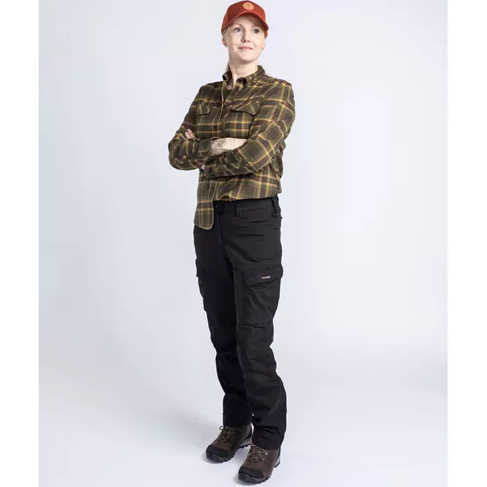 Pinewood Abisko Hiking Regular Fit dameskjorte, Moss green, large image number 5