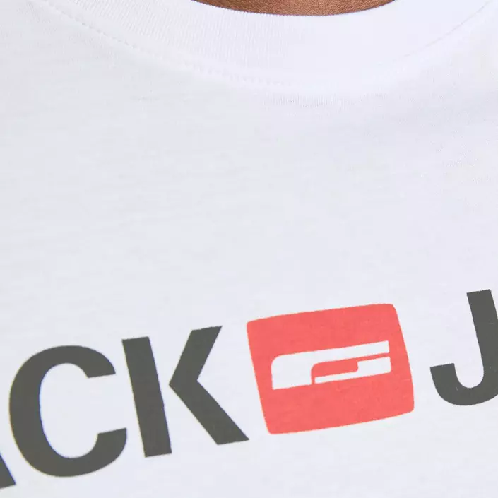 Jack & Jones Plus JJECORP LOGO T-shirt, White , large image number 4
