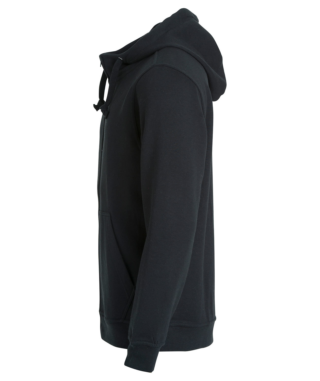 Clique Basic Hoody Full Zip hoodie med blixtl&aring;s, Svart, large image number 1
