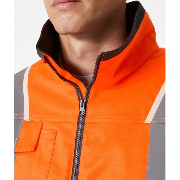 Helly Hansen UC-ME arbetsjacka, Varsel Orange/Ebony, large image number 4