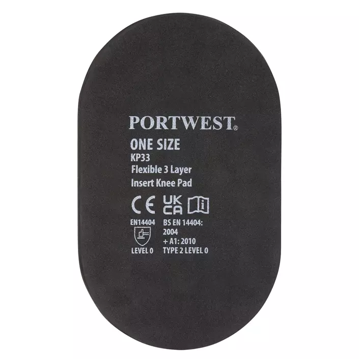 Portwest KP33 knee pads, Black, Black, large image number 1