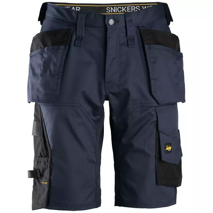 Snickers AllroundWork craftsman shorts 6151, Navy/Black, large image number 0