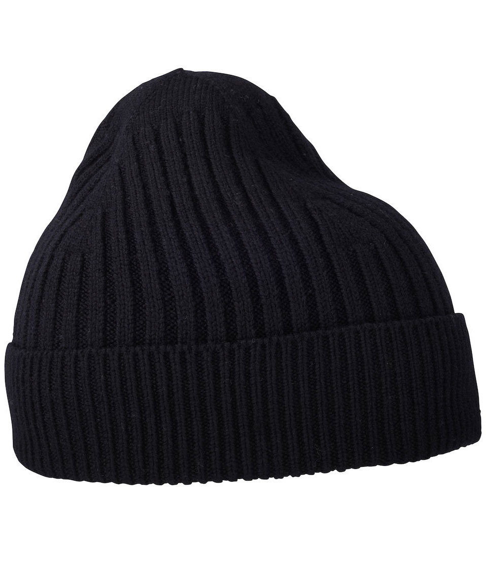 ProJob knitted beanie 9063, Black, Black, large image number 3