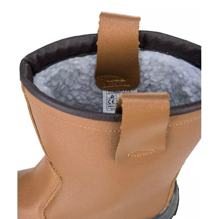 Portwest Steelite Rigger winter safety boots S1P, Brown, large image number 1