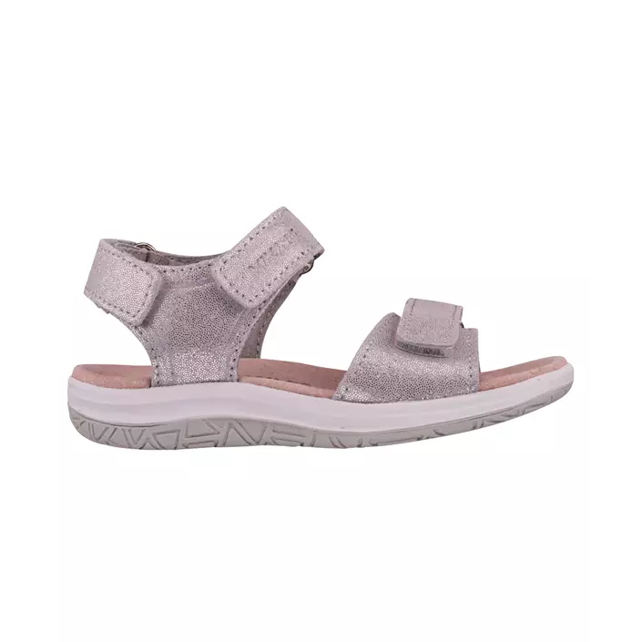 Viking Helle Metallic sandals for kids, Silver, large image number 0