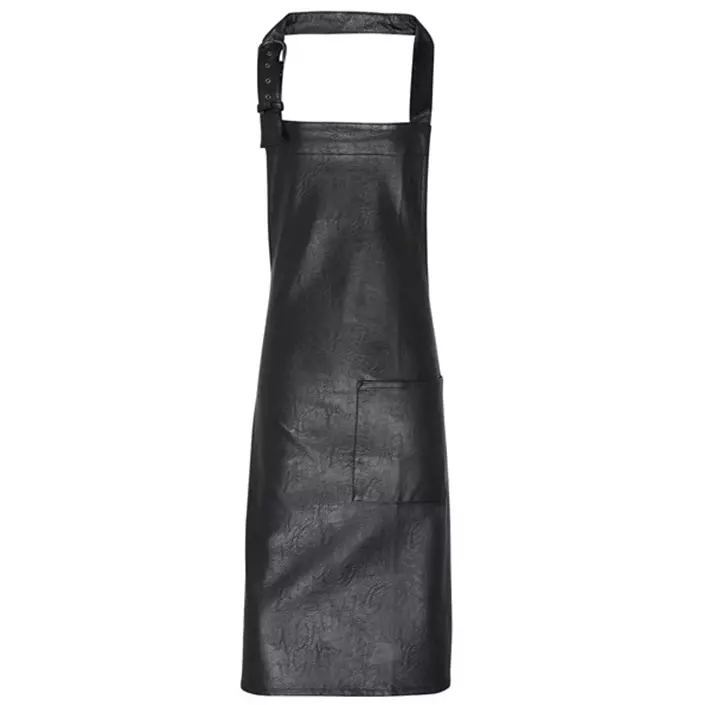 Premier P139 bib apron, Black, Black, large image number 0