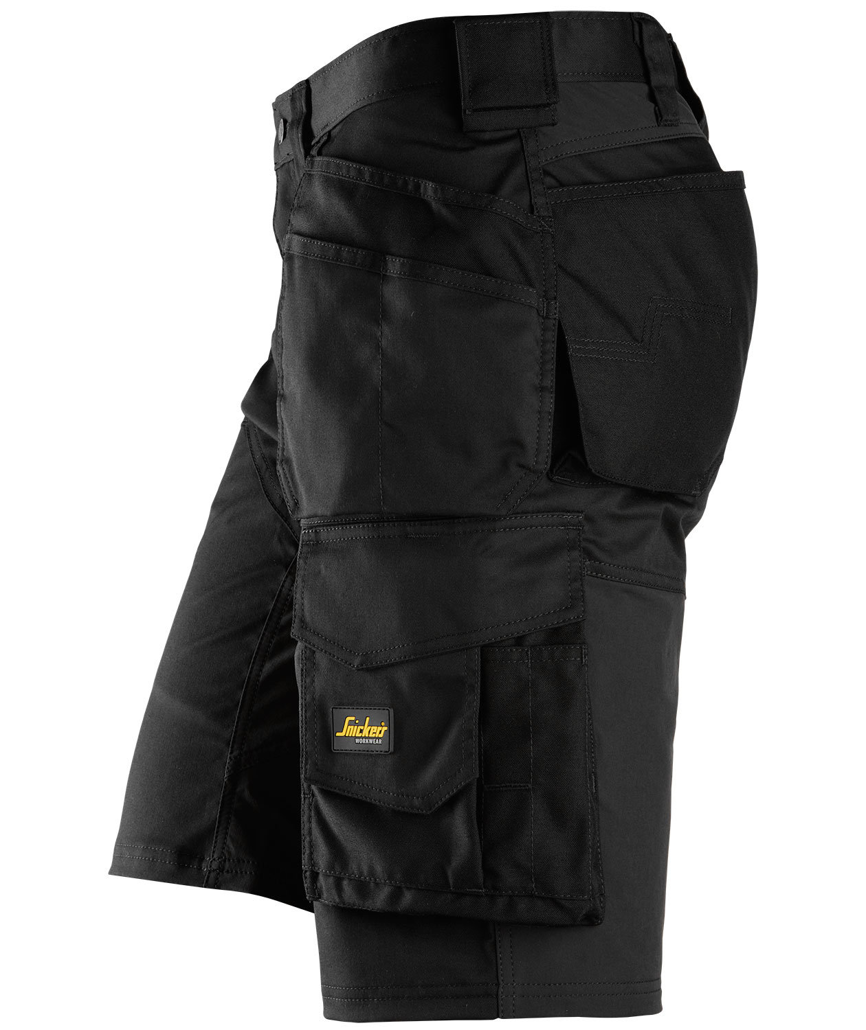 Snickers AllroundWork craftsman shorts 6151, Black, large image number 4