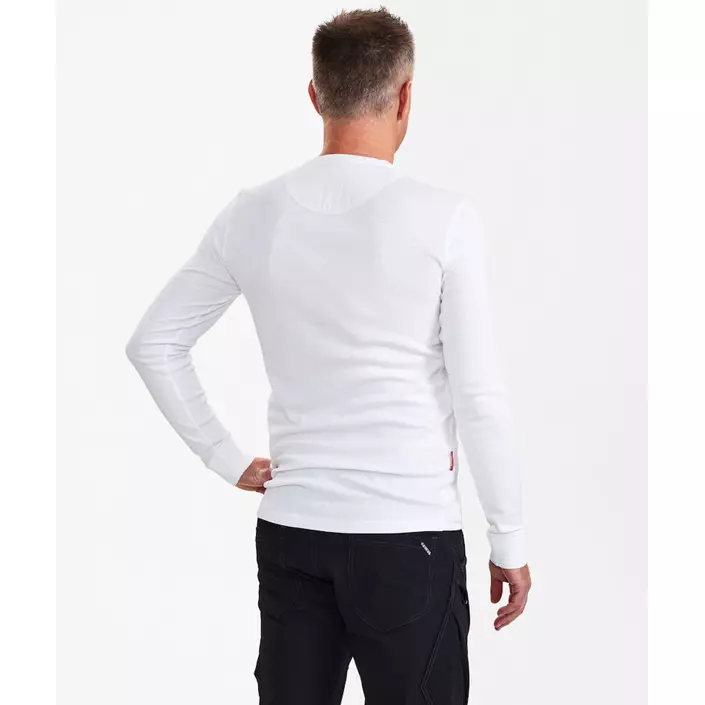 Engel Extend langærmet Grandad T-shirt, Hvid, large image number 3