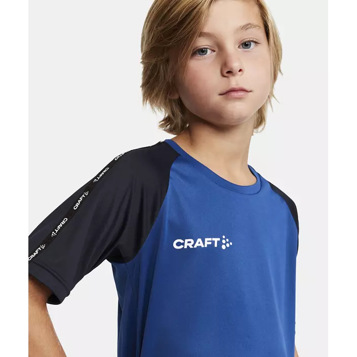 Craft Squad 2.0 Contrast T-skjorte for barn, Club Cobolt-Navy, large image number 3