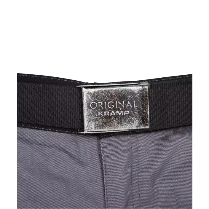 Kramp Original Light work trousers with belt, Grey/Black, large image number 4