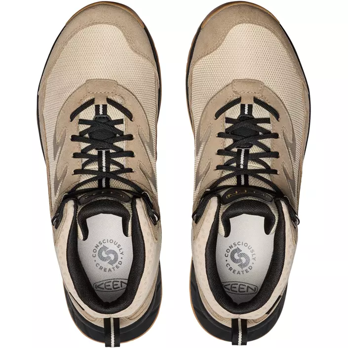 Keen Hightrail Mid WP vandrarkängor, Brindle/oak buff, large image number 5