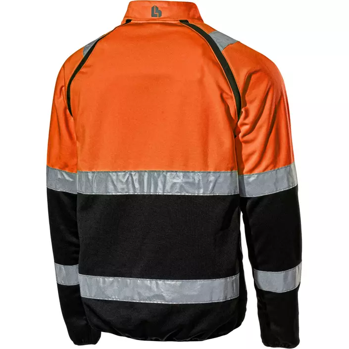 L.Brador sweatshirt 4171P, Varsel Orange/Svart, large image number 1