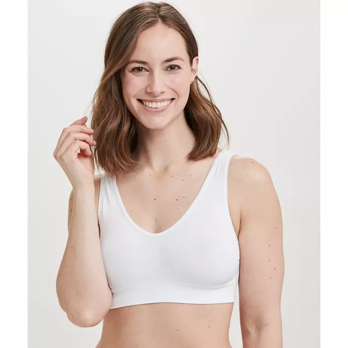 Decoy Microfiber bra, White, large image number 2