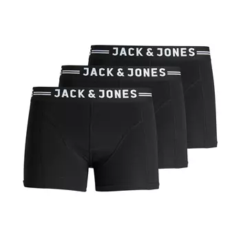 Jack & Jones Sense 3er Pack Boxershorts, Schwarz
