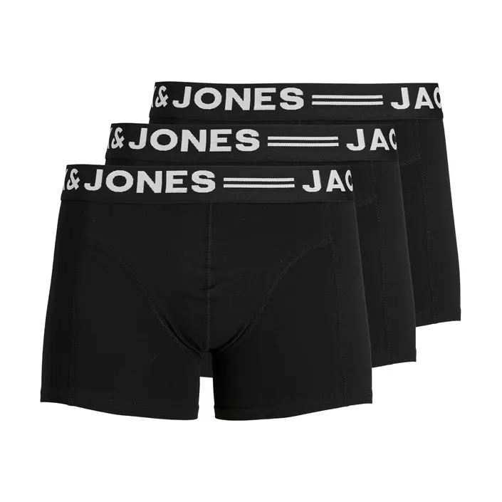 Jack & Jones Sense 3-pak boxershorts, Sort, large image number 0