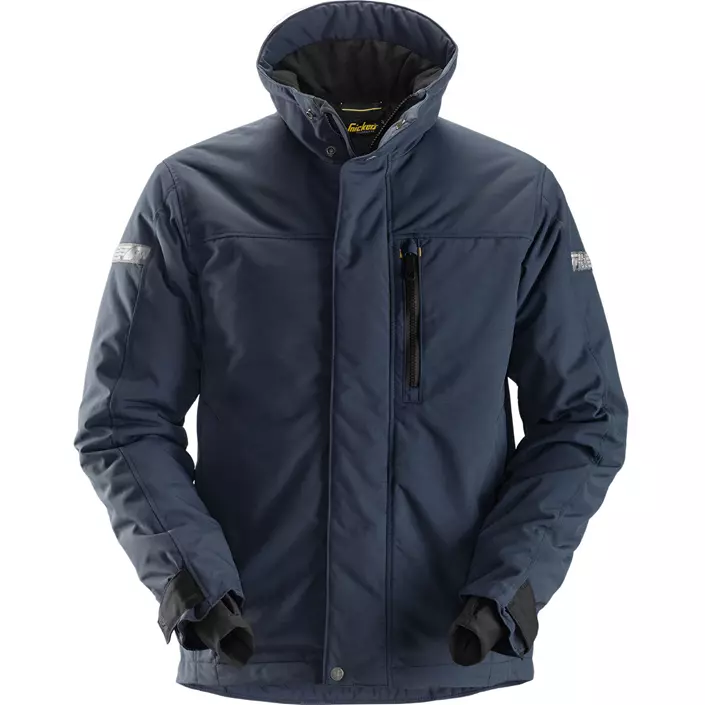 Snickers AllroundWork 37.5® winter work jacket 1100, Marine Blue/Black, large image number 0
