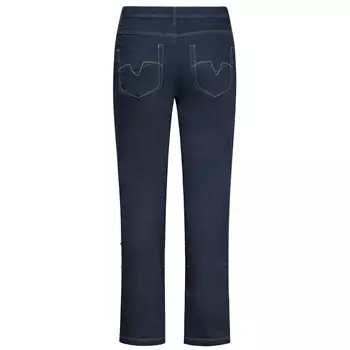 Kentaur women's trousers with extra length, Dark Denim Blue