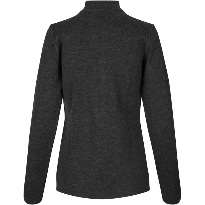 ID women's knitted cardigan, Anthracite Grey Melange, large image number 1