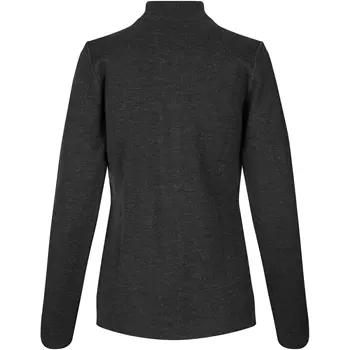 ID women's knitted cardigan, Anthracite Grey Melange