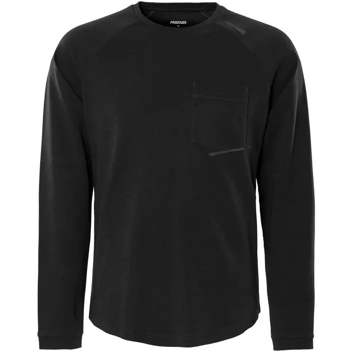 Fristads long-sleeved T-shirt 7821 GHT, Black, large image number 0