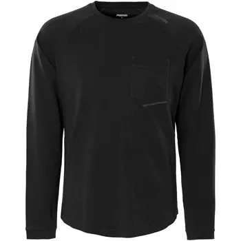 Fristads long-sleeved T-shirt 7821 GHT, Black