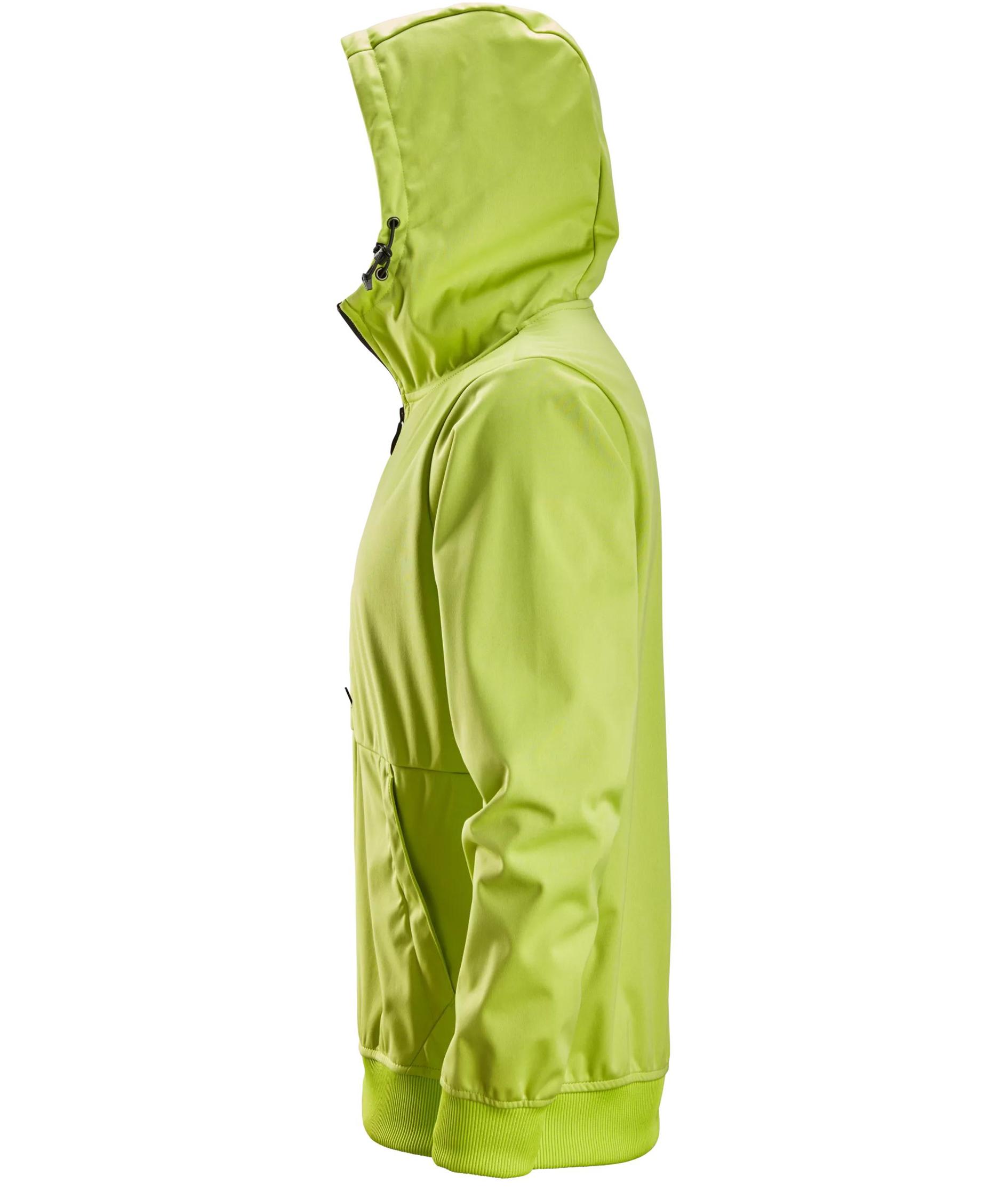 Snickers FlexiWork Windblocker softshell hettegenser 8400, Lime, large image number 3