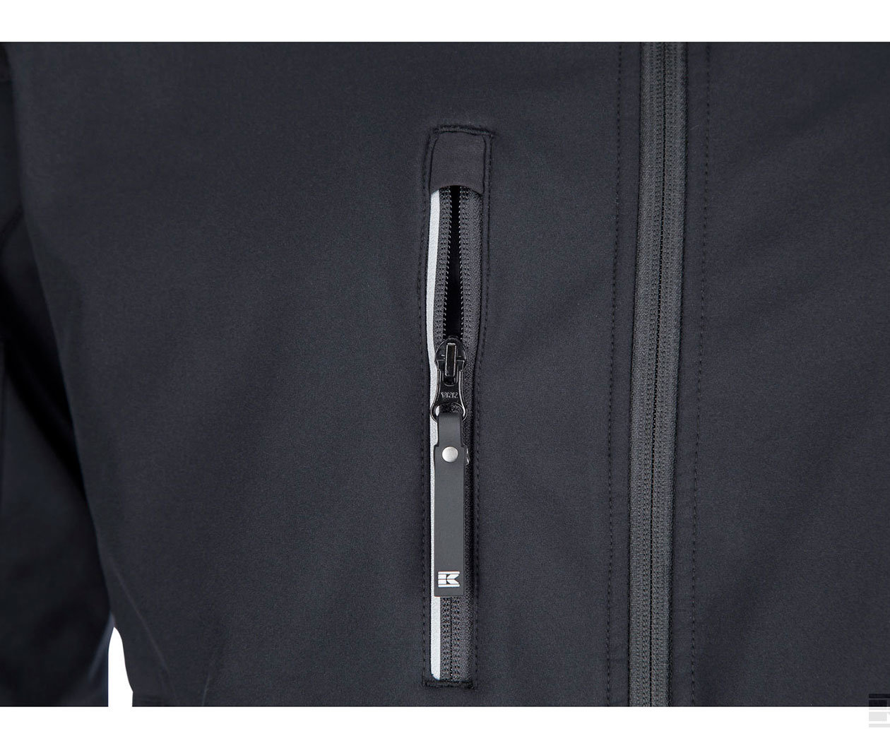Kramp Technical softshell jacket, Black, large image number 3