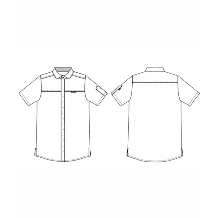 Kentaur modern fit kortermet skjorte, Hvit, large image number 3