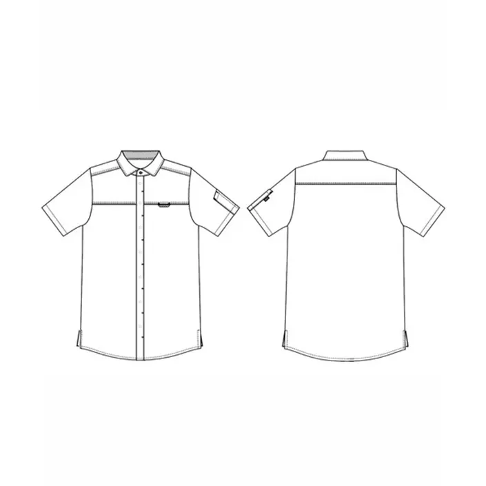 Kentaur modern fit kortærmet skjorte, Hvid, large image number 3