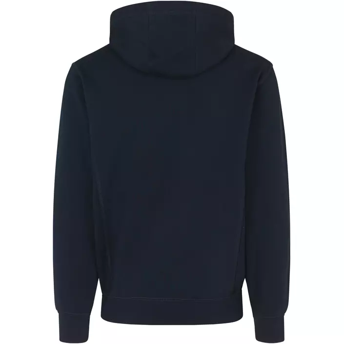 ID Identity bonded hoodie med blixtlås, Marinblå, large image number 1
