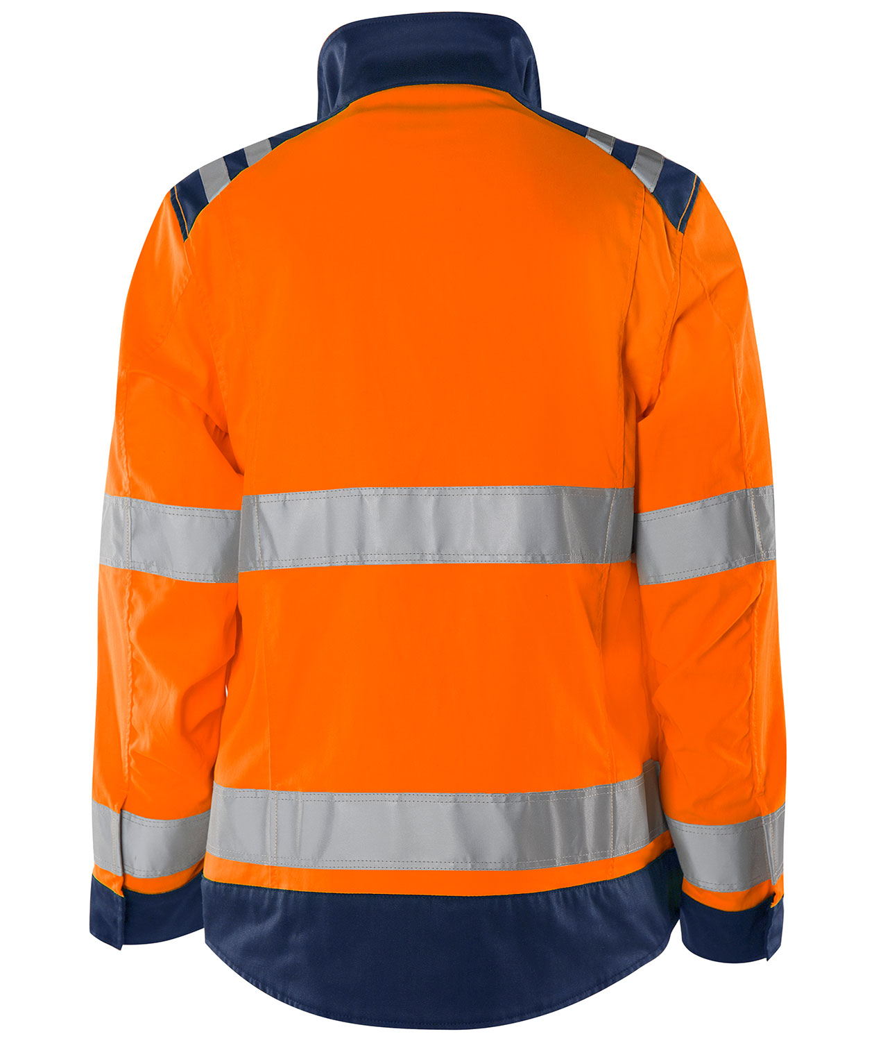 Fristads Green women's work jacket&nbsp;4067 GPLU, Hi-vis Orange/Marine, large image number 1