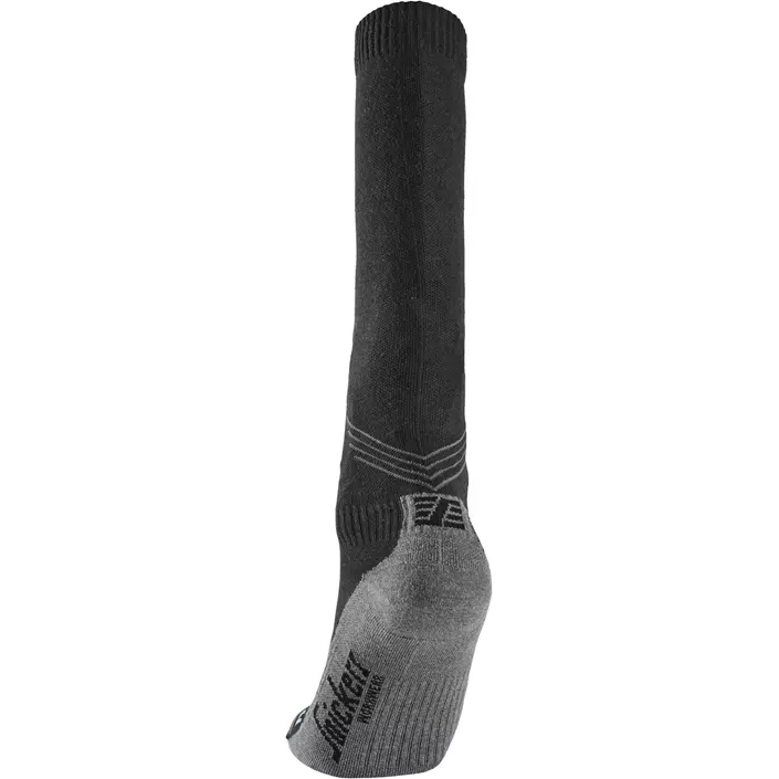 Snickers 37.5® compression socks, Black/Grey Melange, large image number 1