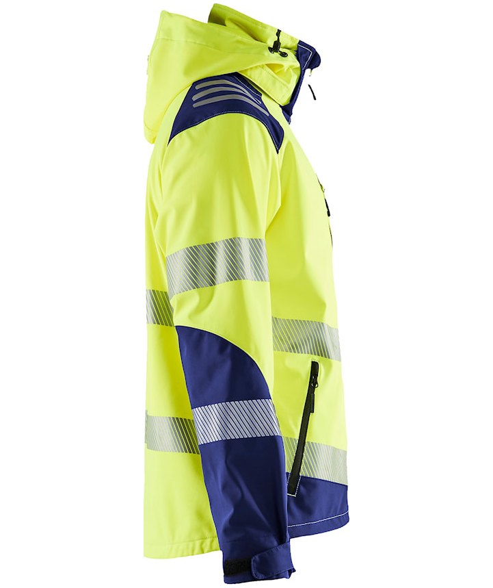 Bl&aring;kl&auml;der Softshelljacke, Hi-vis gelb/marineblau, large image number 2