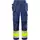 Fristads håndværkerbukser 247, Blå/Gul, Blå/Gul, swatch