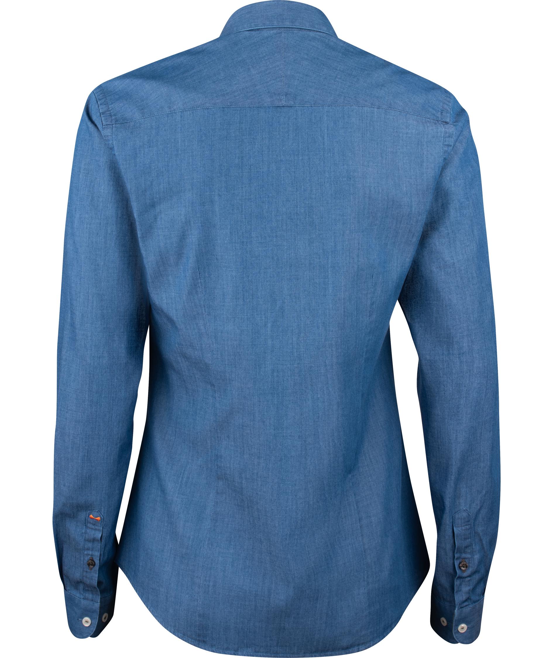 J. Harvest & Frost Indigo Bow 130 lady fit shirt, Indigo, large image number 1