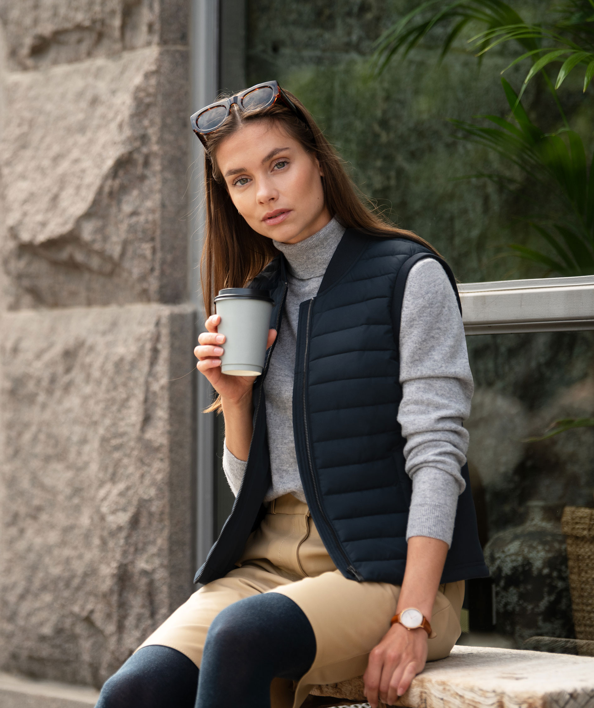 Nimbus Vesper women's quilted vest, Navy, large image number 6